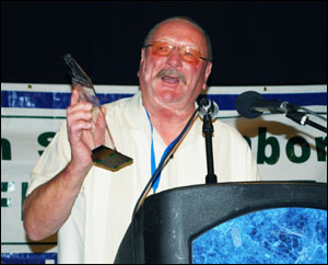 Don Guillot of IBEW Local 77 won the 2012 Bruce Brennan Memorial Award.