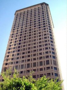 The Jackson Federal Building in downtown Seattle