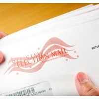 Voter receiving ballot through mail