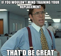 training-your-replacement