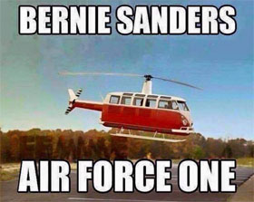 sanders-air-force-one