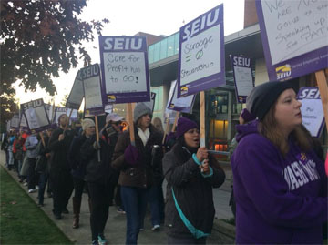 Providence workers STRIKE! — The STAND