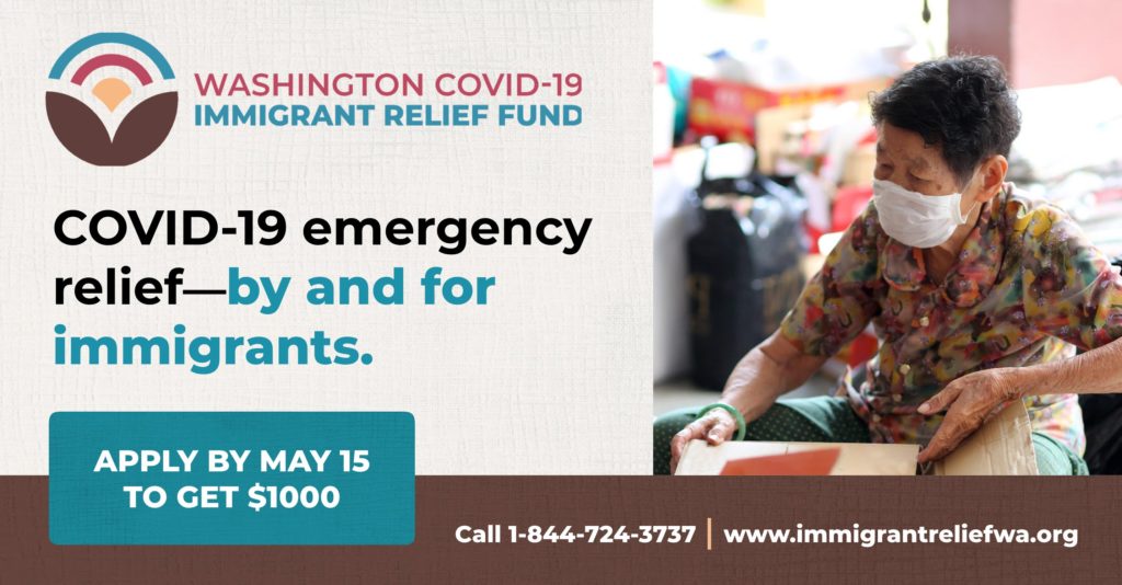 Apply Now For Washington COVID 19 Immigrant Relief Fund The Stand 