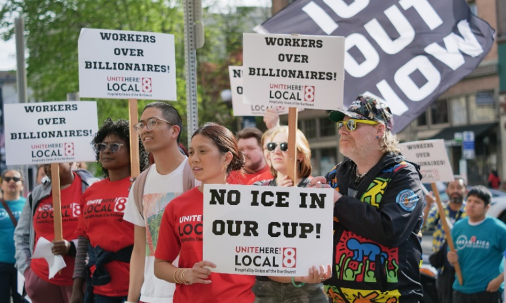 Seattle Embassy Suites workers strike