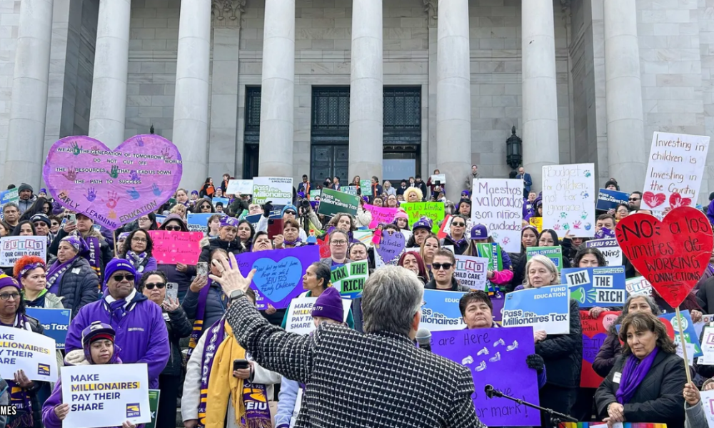 Unions rally | AI | NY Nurses TA